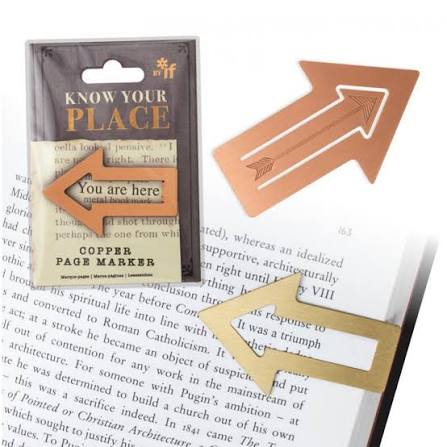 Page Solid Brass Architectural Page Divider Bookmark