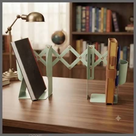Page Minimalist Solid Oak Book Stand & Display Holder